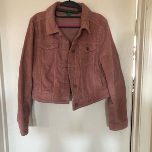 Cropped corduroy jacket